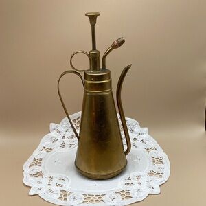 Vintage Brass plant mister atomizer and watering can